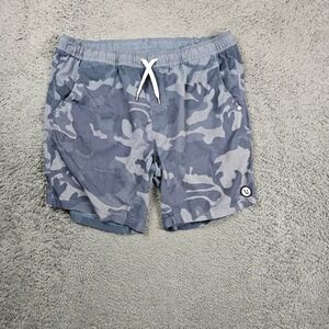 Gray Camo Men's Swim Trunks